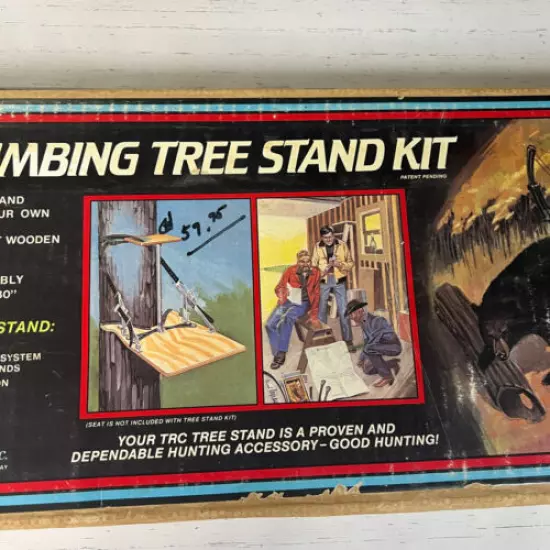 Vintage TRC Climbing Tree Stand Kit Total Shooting Systems Inc 1980's USA