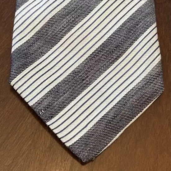 Banana Republic Heritage 66% Linen 34% Silk Men’s Neck Tie Made In USA Long