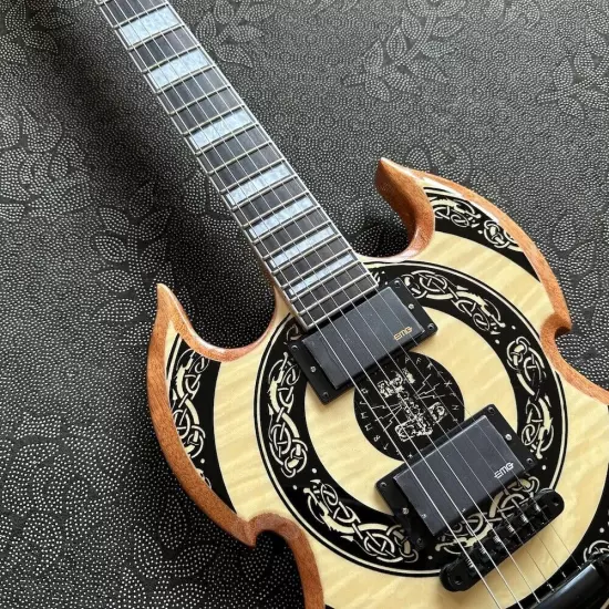 Custom Zakk Wylde Series yellow Totem top Electric Guitar 6-string fast shipping