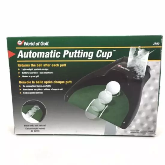 JEF World of Golf Automatic Putting Cup JR90 Returns Ball Automatically