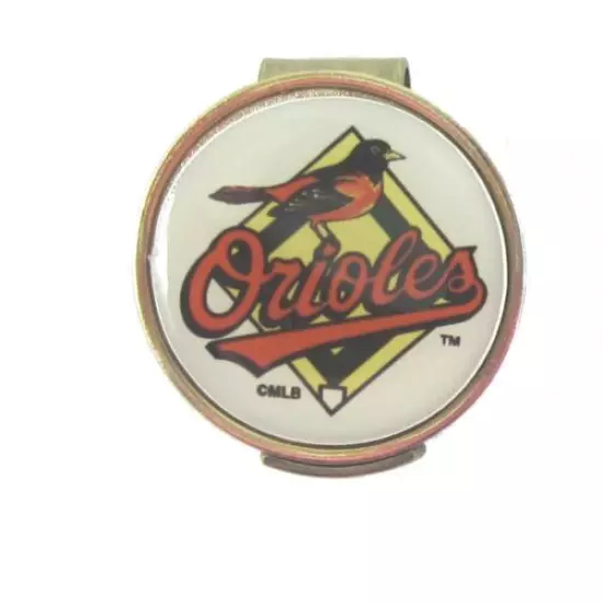 Baltimore Orioles Golfers Hat Clip & Divot Tool Combo with Golf Ball Markers