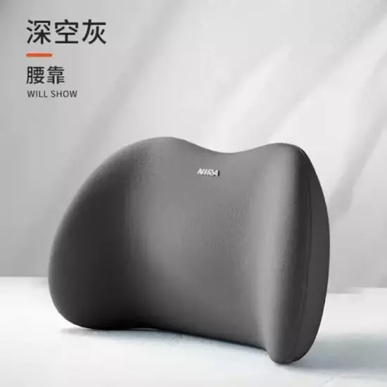 Car Headrest Neck Pillow Waist Cushion Seat Backrest Car Lumbar Waist Support