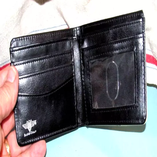 Benjamin Franklin Leather 100 Dollar Bill Wallet NEW