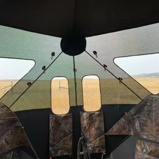 THUNDERBAY Hidden Threat See Through Hunting Blind 3 Person Hunting Tent