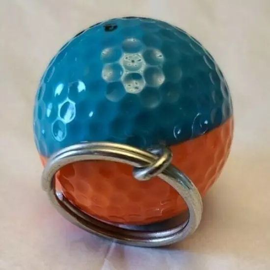 Ping Eye 2 Golf Ball Keychain Blue and Orange Grand Waikapu Promotional