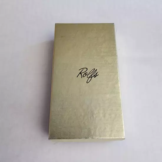 Vintage ROLF's Tan Cowhide Key Case Key Kaddy NIB Tri-fold No Tags