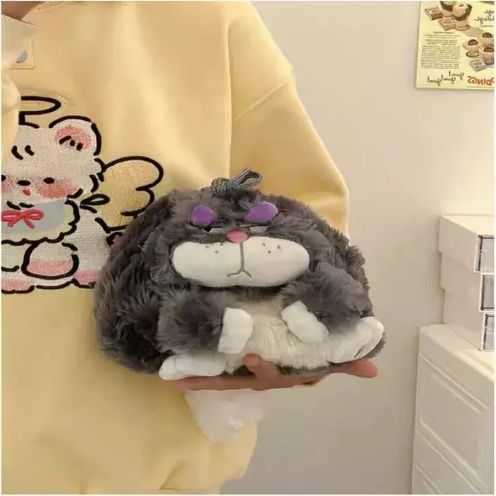 Lucifer Cat Plush Doll Shoulder Bag Girls Fluffy Lucifer Handbag Crossbody Gift