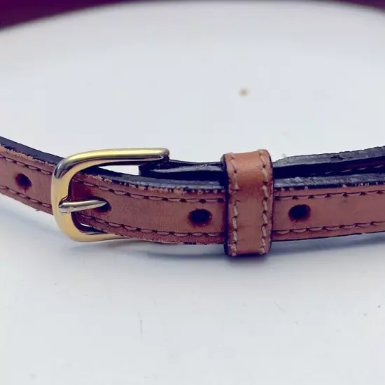 Vintage Jordache Woman’s Leather Belt Made in USA size 32