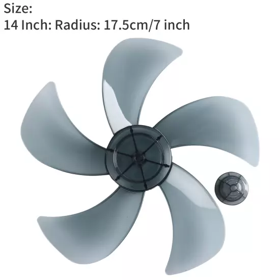 12/14/16/20 Inch Plastic Fan Blade Replacements for Standing Fan Table Fanner