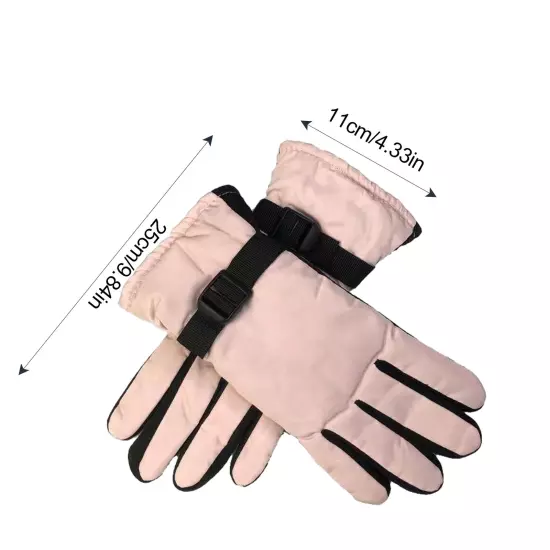 Winter Cycling Gloves Windproof Fishing Mittens Thicken Warm Full Finger Gloves