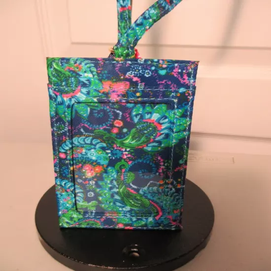 LILLY PULITZER LANYARD ID/CREDIT CARDS HOLDER TAKE ME TO THE SEA NWT