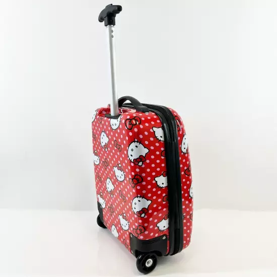 HELLO KITTY 16.5 Inch Telescopic Youth Carry-on Luggage Suitcase