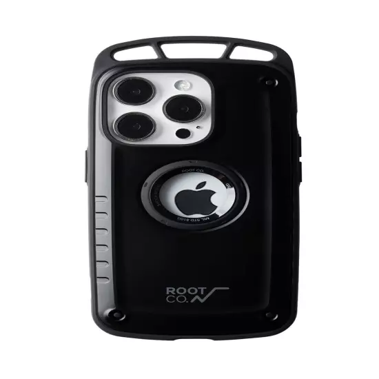 [For iPhone14Pro] GRAVITY Shock Resist Case Pro. (Black)