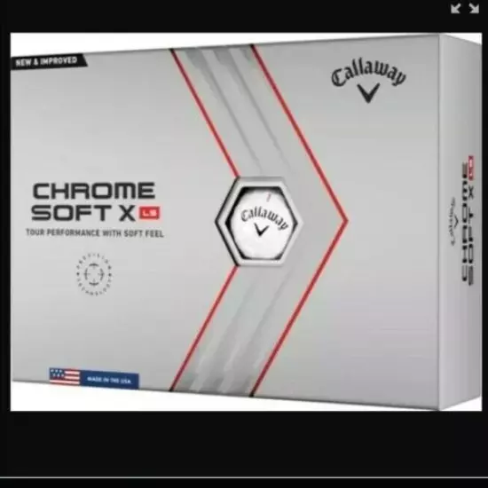 Callaway Golf 2022 Chrome Soft X LS Golf Balls White