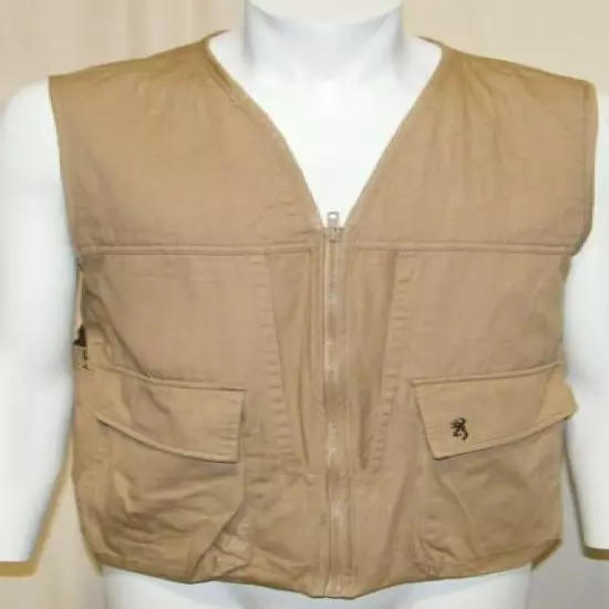 BROWNING HUNTING VEST SIZE SMALL RN 78765 KHAKI