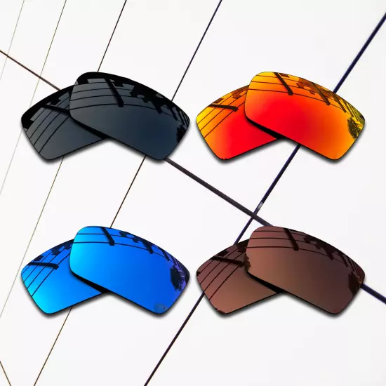 TRUE Polarized Replacement Lenses for-Oakley Gascan Frame OO9014 Multi-Colors