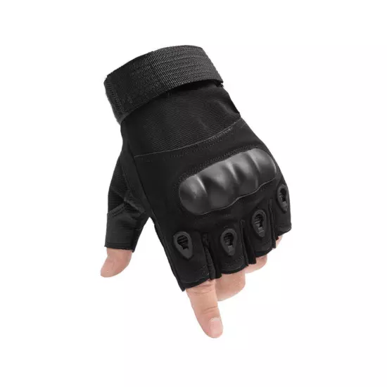 Tactical Fingerless Airsoft Gloves for Outdoor Sports, Paintball, and Motorcycli