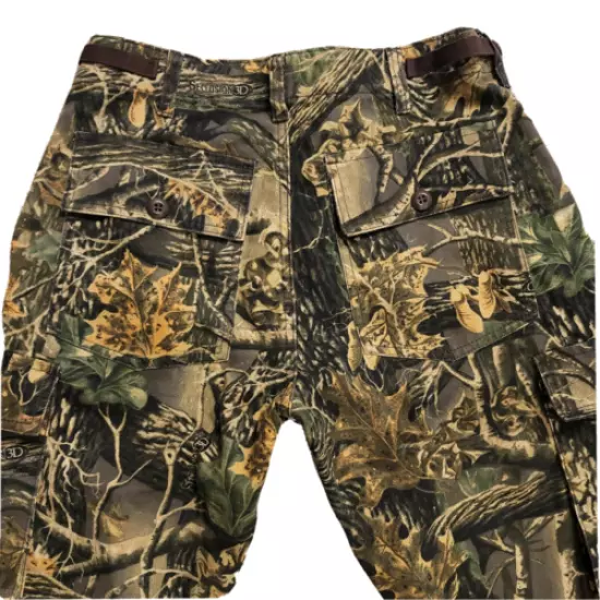 Cabelas Womens Size 10 Regular 30×29 Seclusion 3D Camo Print Cargo Pant Hunting