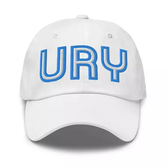 Uruguay National Flag Retro URY Soccer Baseball Cap Dad Hat