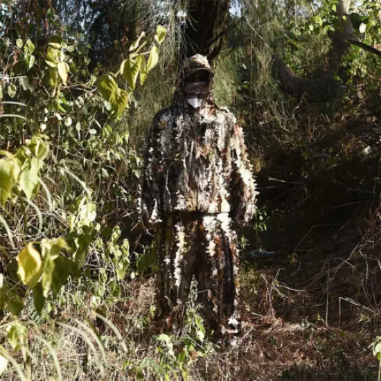 3D Hunting Bionic Ghillie Suit Camo Sniper Birdwatch Clothing For Child And Men