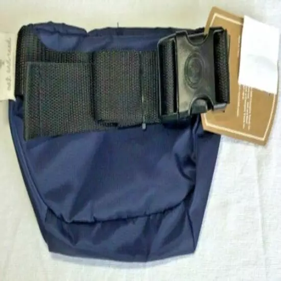 OAK AND REED WAIST BAND FANNY PACK HANDS FREE FITNESS NAVY BLUE NIP