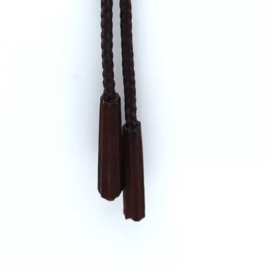 Vintage Korean Hahoetal Yangban Wood Look Face Mask Bolo Tie