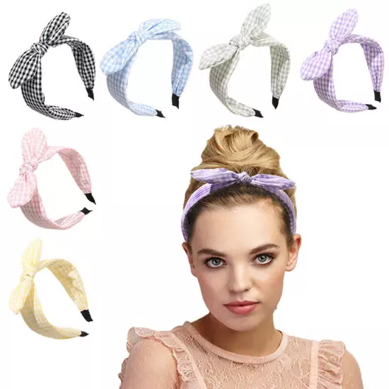 Women Headband Boho Floral Alice Band Fashion Twist Knot Headbands Soft Hairband