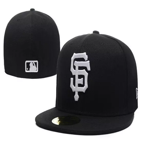 San Francisco Giants SF Fitted Hat Cap MLB Men's Casual Baseball Caps