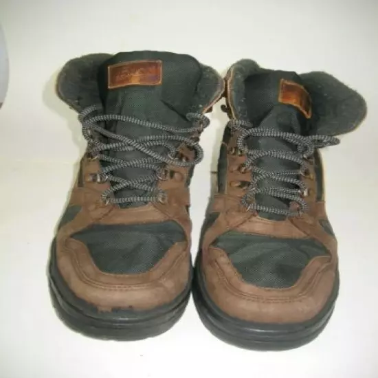 Mens G H Bass Insulated Leather/Fabric Hiking All Terrain Boots sz 12M