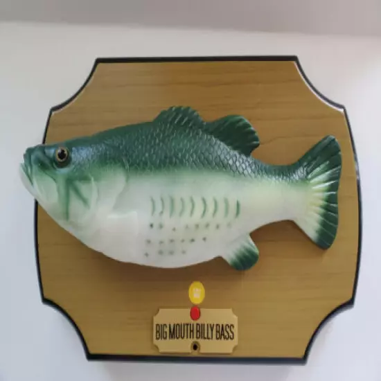 Big Mouth Billy Bass Singing Fish Take Me to the River 2021 EUC