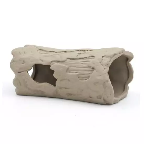 Aquarium Betta Fish Cave Accessories, Ceramic Hideaway Rock Cave for HO201