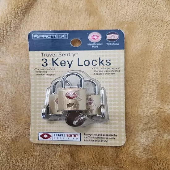 Protege Travel Sentry 3 Key Locks