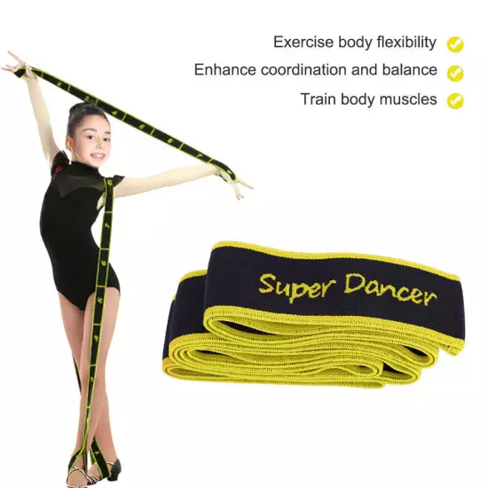 Yoga Resistance Band Latin Dance Elastic Stretching Belt Fitness Exercise