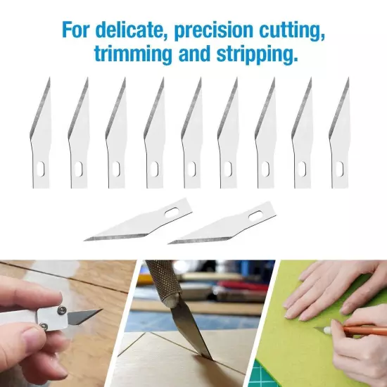 100/200/400Pcs Hobby Blades #4#11#16#17 Exacto Knife for x-Acto Tool Art Craft