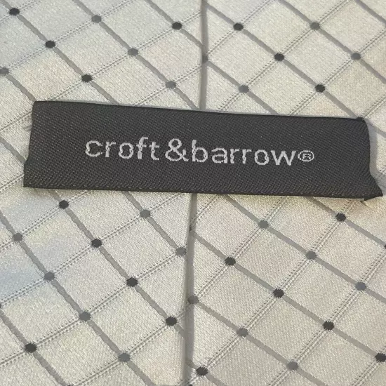 croft & barrow, hand made, 100% silk, men’s neck tie, made in china