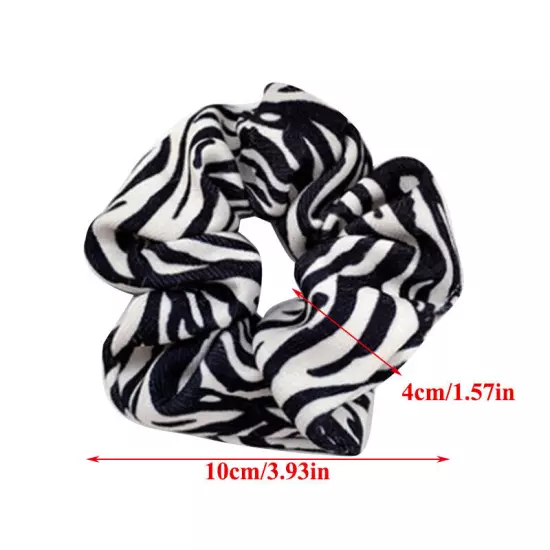 Polka Dot Hair Tie Zebra Pattern Hair Rope Scrunchies Ponytail Holder Hairband ❀