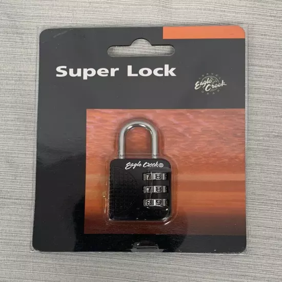 Super Lock , Combination Travel Luggage Lock, 2" x 1", Eagle Creek Travel Gear