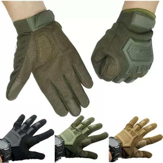 Tactical Gloves Men Touchscreen Outdoor Sport Full Finger Military Combat Gloves