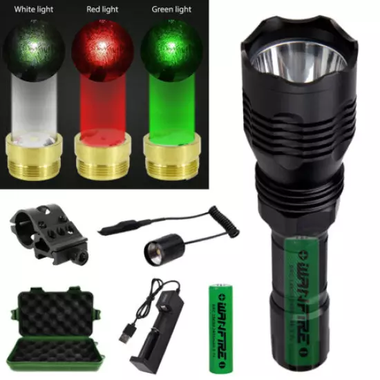 Predator Light Interchangeable LED Hunting Flashlight Kit for Hog Coyote Varmint