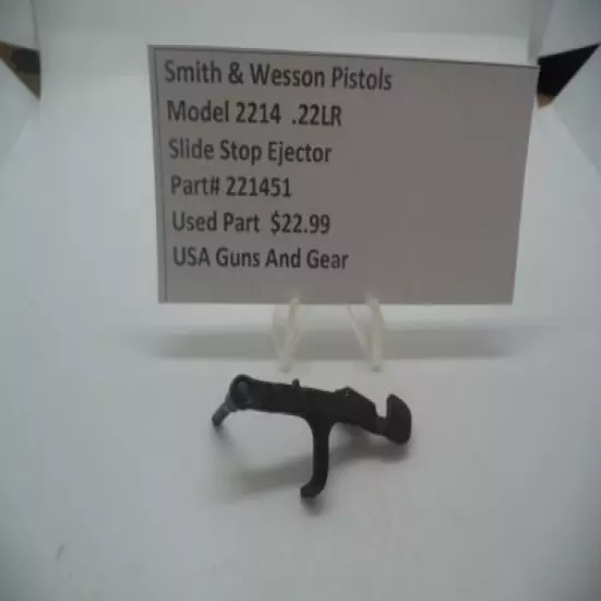 221451 Smith & Wesson Pistol Model 2214 Slide Stop Ejector .22 LR