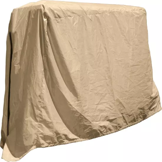 Golf Cart 4 Passenger Deluxe Beige Storage Cover Universal Fit for Extended Tops