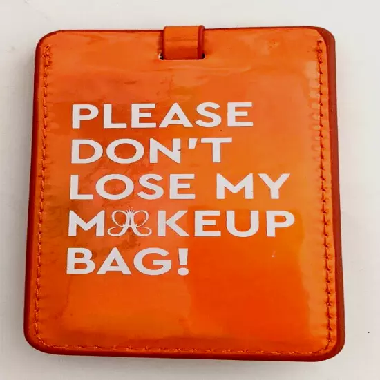 BRAND NEW Anastasia Beverly Hills Sturdy Luggage Tag Metallic True Orange