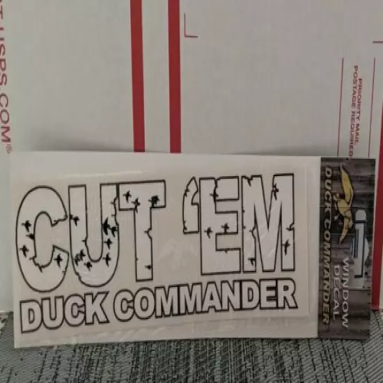 Official Duck Commander Cut 'Em duck commander window decal lot of 4 