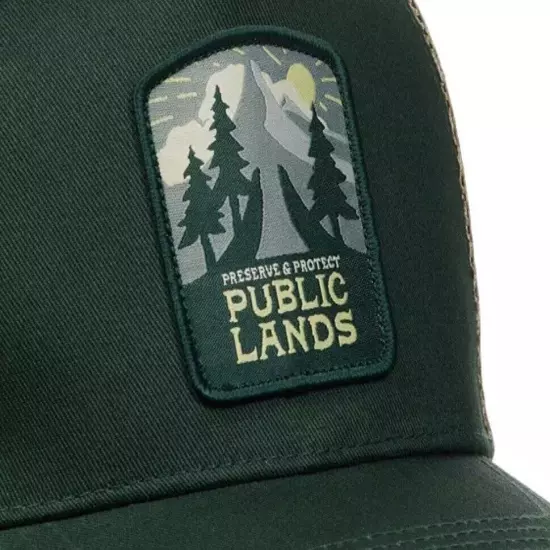 The Landmark Project X Public Lands Woven Patch Trucker Hat NWT + FAST SHIPPING