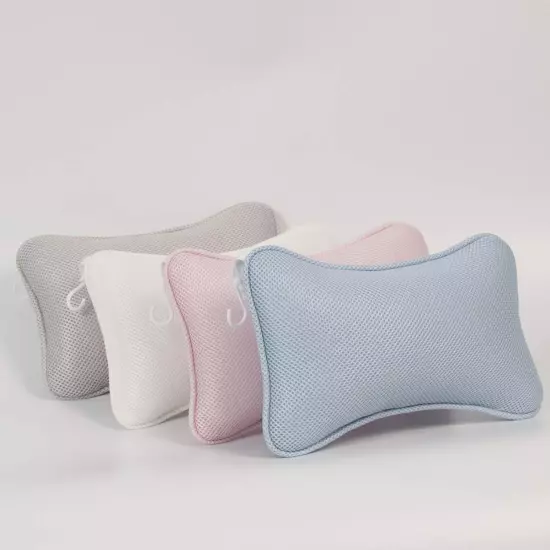 Bathing Pillow Bath Pillow Support Neck Shoulders Head Rest Cushion with Suction