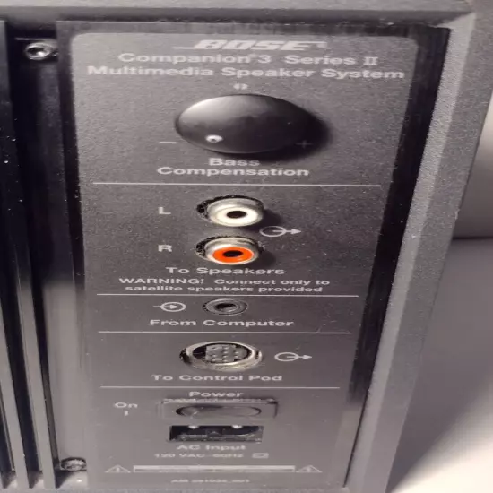 Bose Companion 3 Series II Multimedia Speaker System & Subwoofer TESTED