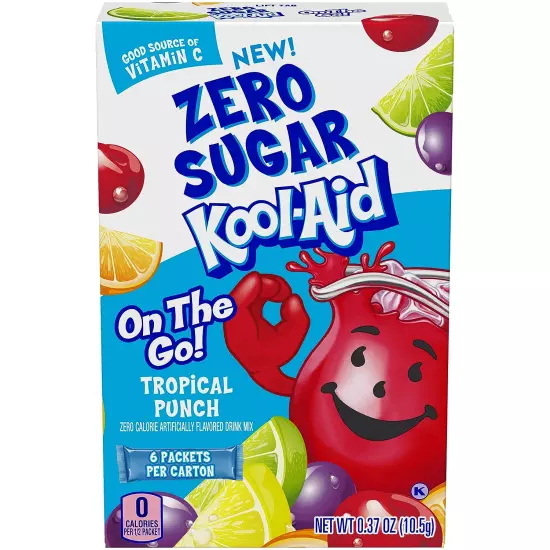 Sugar-Free Tropical Punch On-The-Go Powdered Drink Mix 6 Count