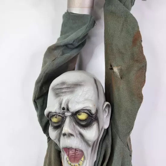 Hanging Prisoner Halloween Haunted House Prop Animatronic Spooky Zombie