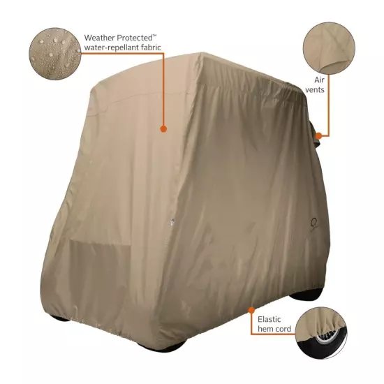 Classic Accessories Short Roof (60”) 2-Person Golf Car Cover