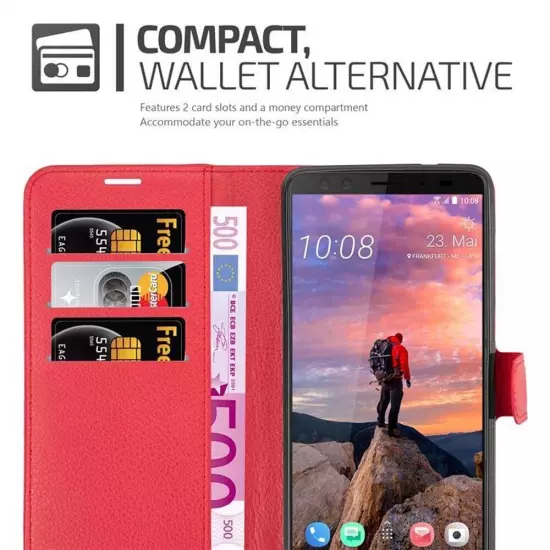 Case for HTC U12 PLUS Protection Book Wallet Phone Cover Magnetic